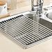 Lingstar Foldable Stainless Steel Drying Rack Detachable Draining Rack for Kitchen 260×450mm(15 pieces)