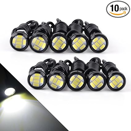  Yitamotor 10 X Eagle Eye Led White 23mm 6 Smd