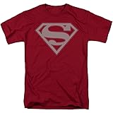 black and red superman shirt