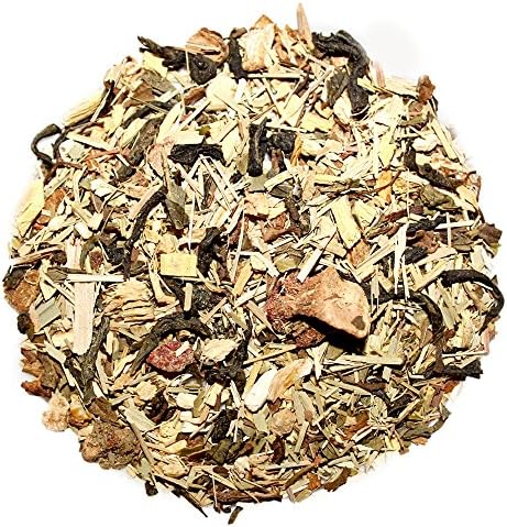 Capital TeasDetox Tea Blend, Green Tea and Yerba Mate with Gynostemma, Ginger, and Lemongrass, Herbal Tea Blend with a Bright, Citrus Flavor, 4 Oz Bag