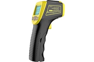 Infrared Thermometer – Cooking Probe, Heat Detector | Touchless Meat Monitoring with Display for Pizza Oven Grill Griddle Fry