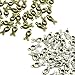 BronaGrand 100pcs Antiqued Silver&Bronze Ribbon of Hope Pendants DIY Charms Bead for Necklaces Bracelets