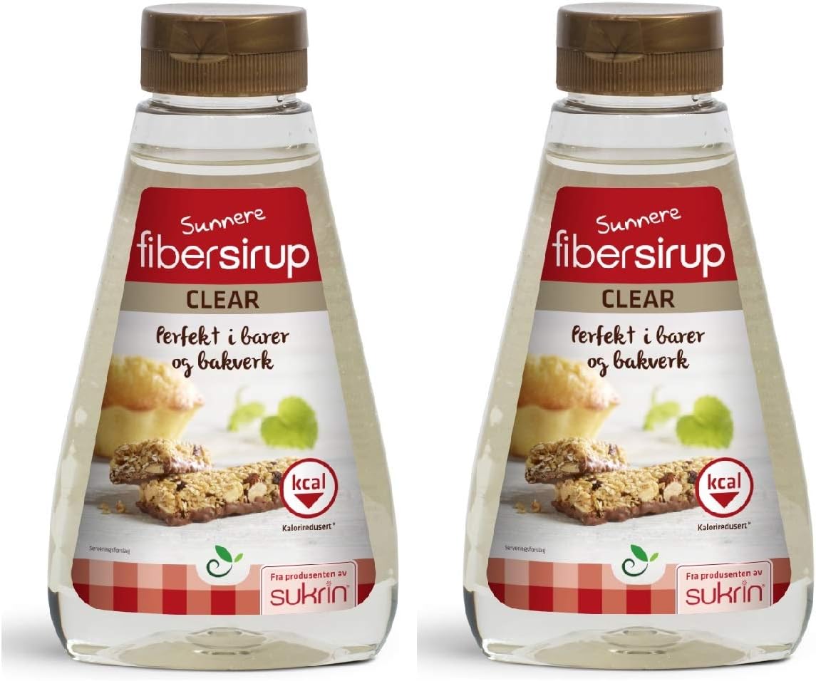 Sukrin Fibre Clear Syrup Sugar Alternative Syrup Pack of 2
