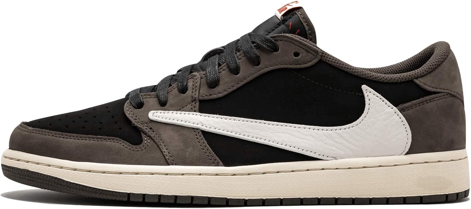 Air jordan 1 high trainers JORDAN Brown size 44.5 EU in Rubber - 15264325