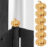 Pumpkin Hinge Toppers Set of 6 - Door Magnetic Hinge Heads Decorative Topper - Fall Indoor Hinge Decoration Charms for Hallow
