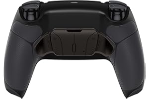 eXtremeRate Real Metal Buttons (RMB) Version RISE4 Remap Kit with Rubberized Redesigned Back Shell for ps5 BDM-030 BDM-040 - 