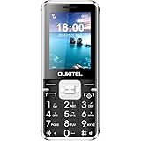 Unlocked Cell Phones, Oukitel L1 Dual SIM GSM Cell Phone 8W Camera Mobile Phone for Elderly People 2500mAh Big Battery-Black