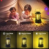 Flintronic Camping Lanterns 2 Pack Retro Battery Powered IPX4 Waterproof view 5