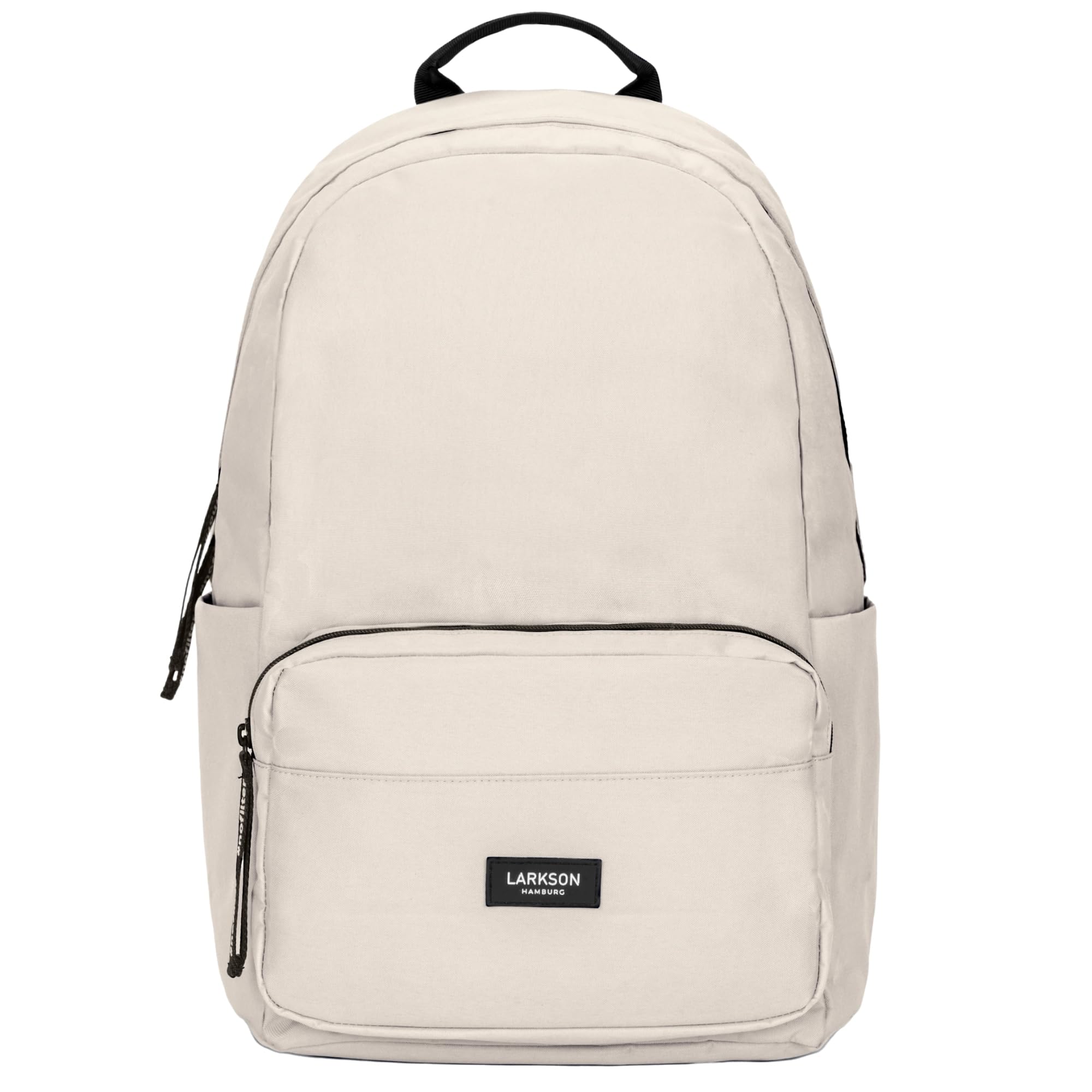 LARKSON School Backpack Girls & Boys Beige - No 3 - Rucksack for School, University & Travel - Laptop Compartment 16 inch - Water-Repellant