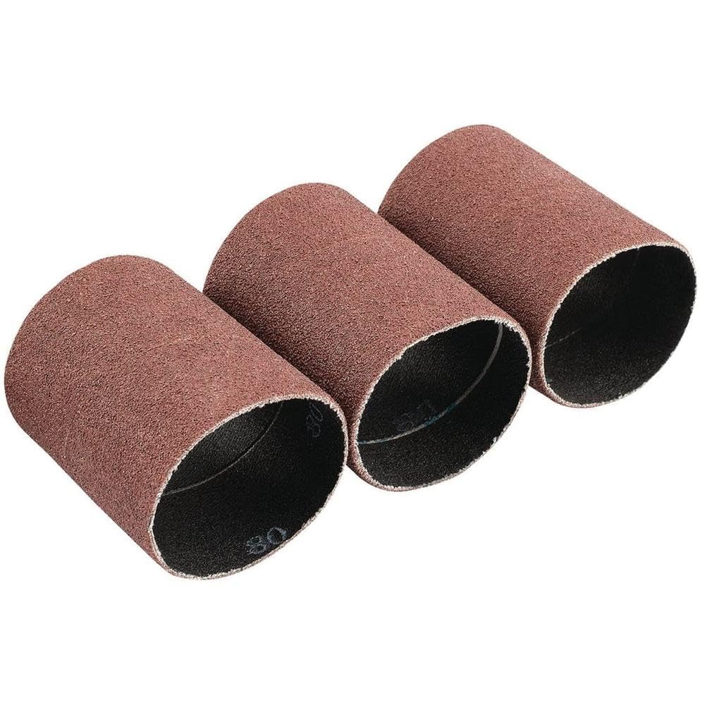 Draper 93353 93353 Pack of Three 80 Grit Aluminium Oxide Sanding Sleeves (45 x 60 mm)