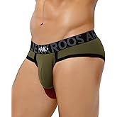 Arjen Kroos Men's Cotton Sport Briefs Sexy Low Rise Briefs Athletic Pouch Underwear