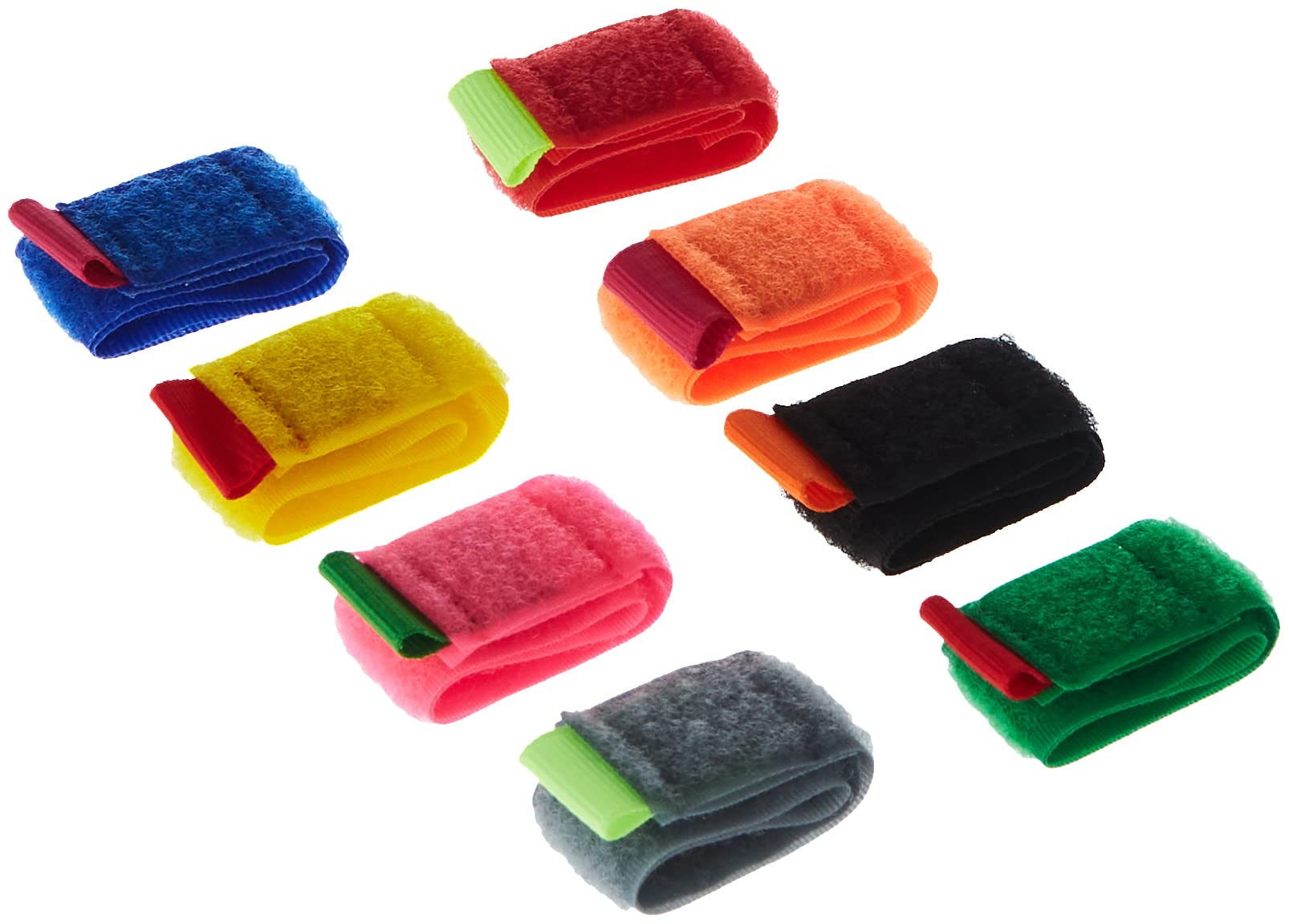 Kikkerland Multi Colour Cable Tie (Pack of 8), US79