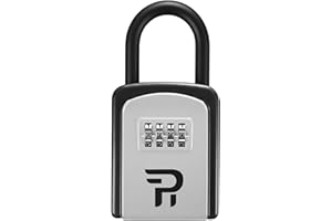 RUDY RUN Key Lock Box for Outside - Realtor Lockbox for House Keys Outdoor - Combination Key Hiders to Hide a Key Safe Storage