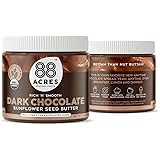 88 Acres Organic Sunflower Seed Butter | Dark Chocolate | Keto-Friendly, Vegan, Gluten Free, Dairy Free, Nut-Free Seed Butter