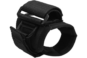 Diving Glove Holder,Universal Adjustable Soft Strap,LED Torch Holder,Underwater Exploration Accessory for Divers Night Cave E