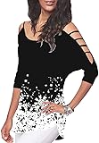 Halloween Shirts Women's Sexy 3 4 Sleeve Jack O