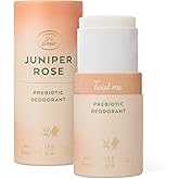 Honestly pHresh Twist-Up Deodorant | Baking Soda-Free, Prebiotic Formula | Aluminum-Free, Non-Irritating Deodorant Stick | All-Natural, Whole-Body Application | Glides On Clear - Juniper Rose