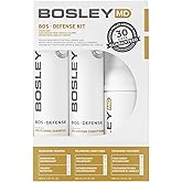 BosleyMD BosDefense KIT for Hair Thinning Prevention (Color Safe), Starter Size (30 Days).