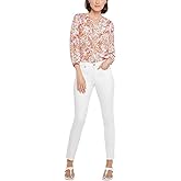 NYDJ Alina Leggings Ankle Raw Hem in Bamboo