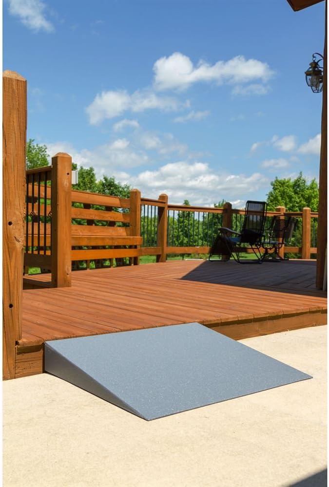 VersaRamp 3" High Lightweight Foam Threshold Ramp for Wheelchairs, Mobility Scooters, and Power Chairs by Silver Spring: Health & Personal Care