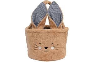 Easter Bunny Basket, Cute Easter Bucket Bags with Rabbit Ears, Easter Baskets for Easter Eggs Hunting, Easter Decorations, Ca