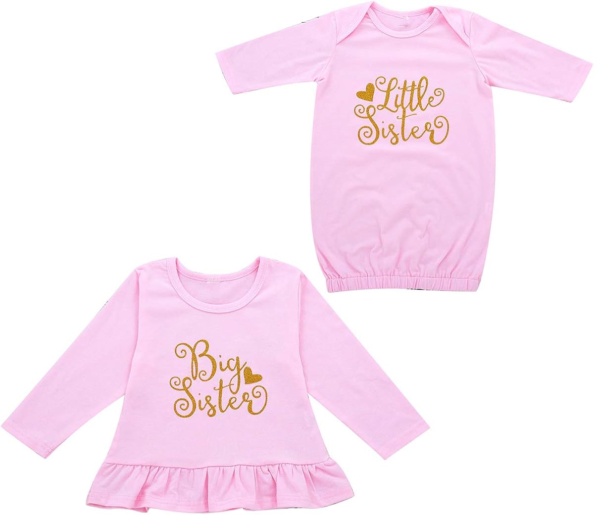 big sister little sister matching pjs