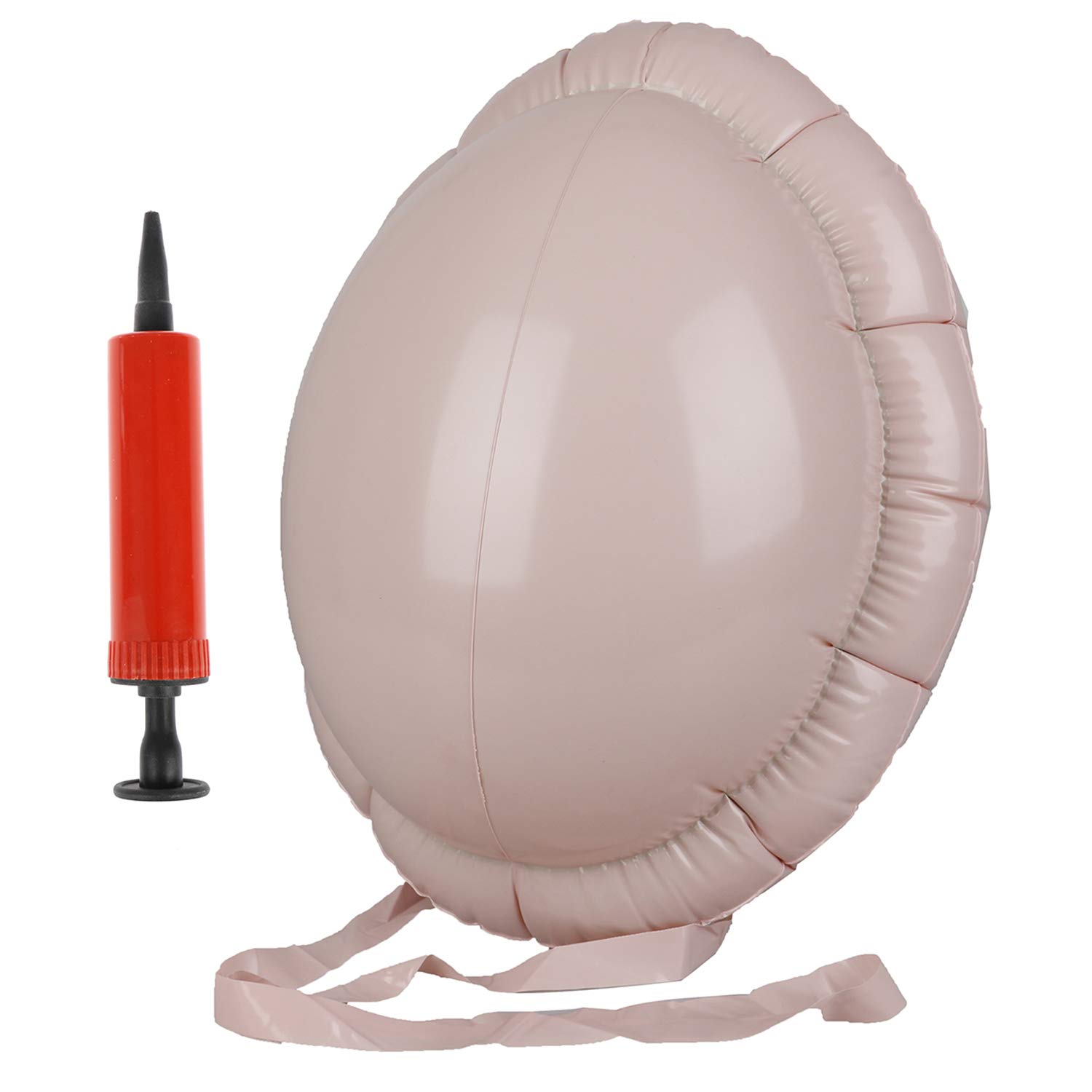 LOCOLO Santa Inflatable Big Belly Pregnant Woman Fake Belly Santa Claus Beer Belly With Mini Inflator Halloween Costume Accessories Christmas Costume Fat Suit Padding