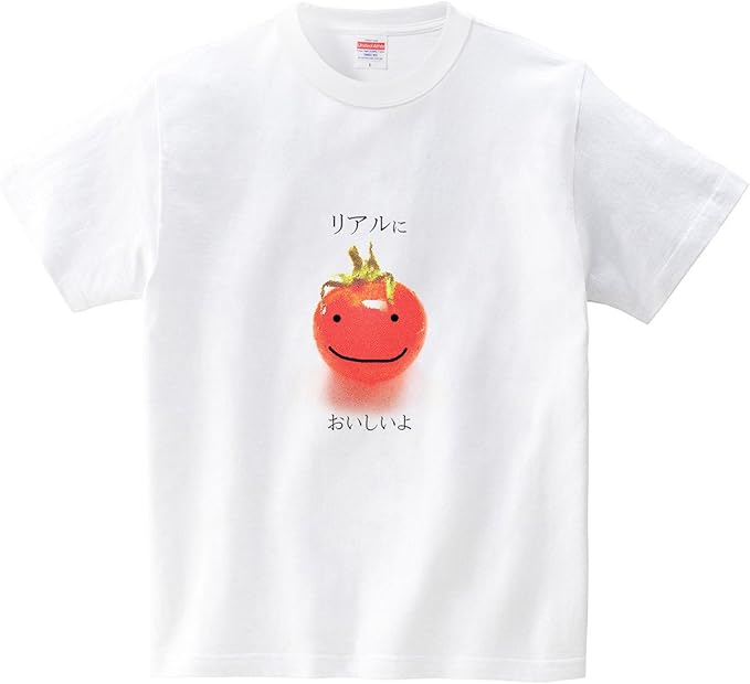 Amazon イタクシーズ Tシャツ おいしいトマト Hiroshi Nomura メンズ オリジナルプリント 通販
