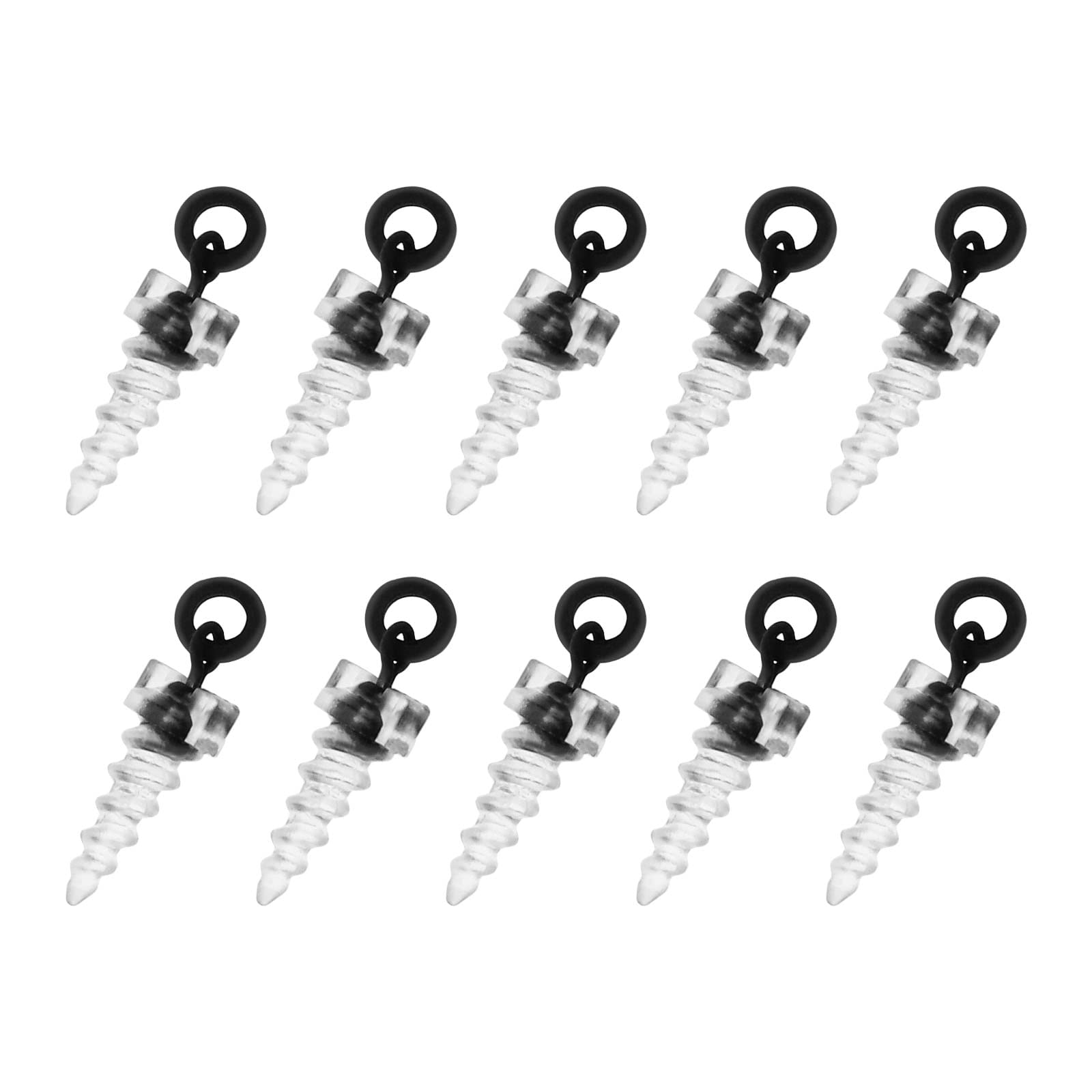 EMSea 50Pcs Fishing Lure Screws Replacement Bait Screws Pop Up Peg Bait Screw Fishing Accessories for D Rigs Chod Rigs Blow Back Rigs 15mm/ 0.59in