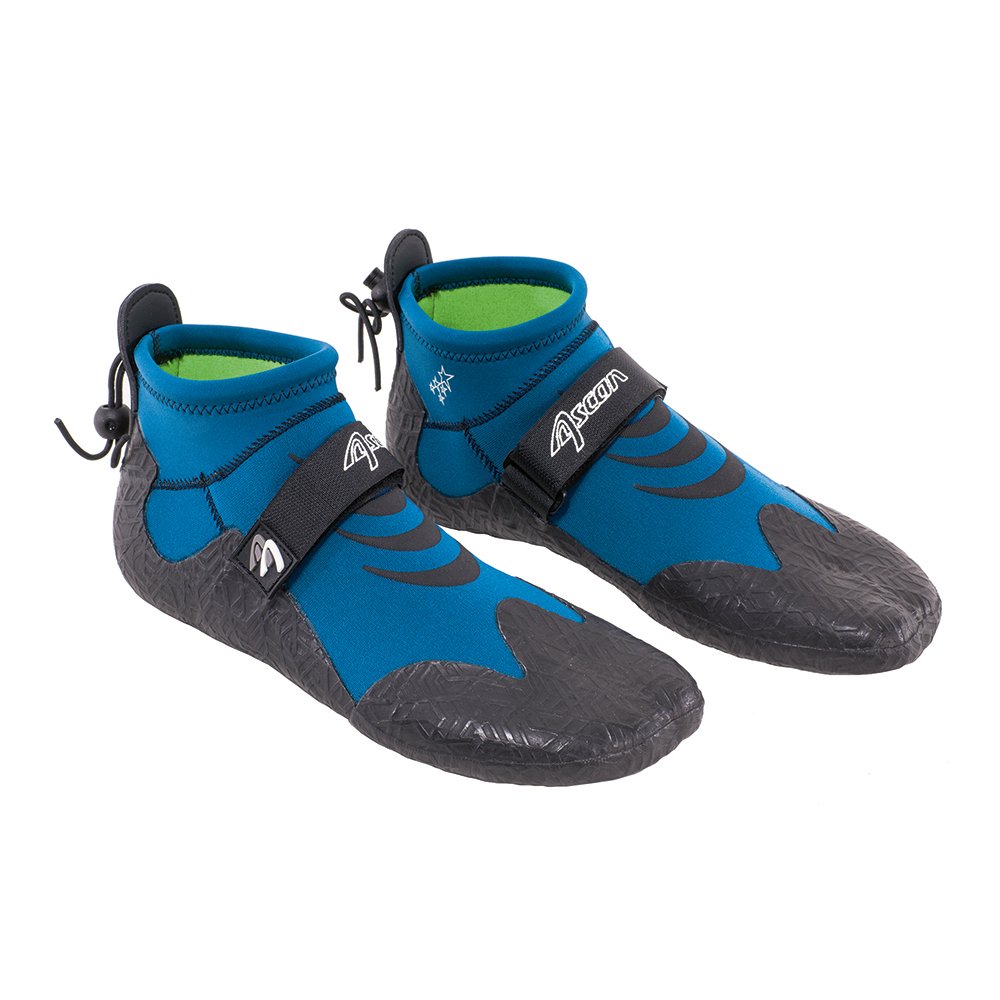 Chaussures En Néoprène Ascan - Épaisseur 2mm - Noir/gris - Neuf