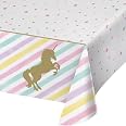 Butterfly Garden Plastic Tablecover - Colorful Printed Party Tablecloth, 88" X 48", Multicolor Decor - View #2