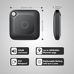 Hoxe Air Tracker, Key Finder Works with Find My