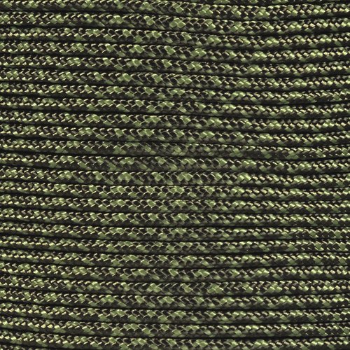 PARACORD PLANET 10, 25, 50, and 100 Foot Hanks of 425 Paracord (3mm) - Made of 100% Nylon for Tactical, Crafting, Survival, General Use, and Much More (Summer Camo, 100 Feet)