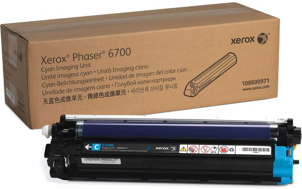 Xerox Genuine Phaser 6700 Cyan Imaging unit (50,000 Pages) - 108R00971, 4