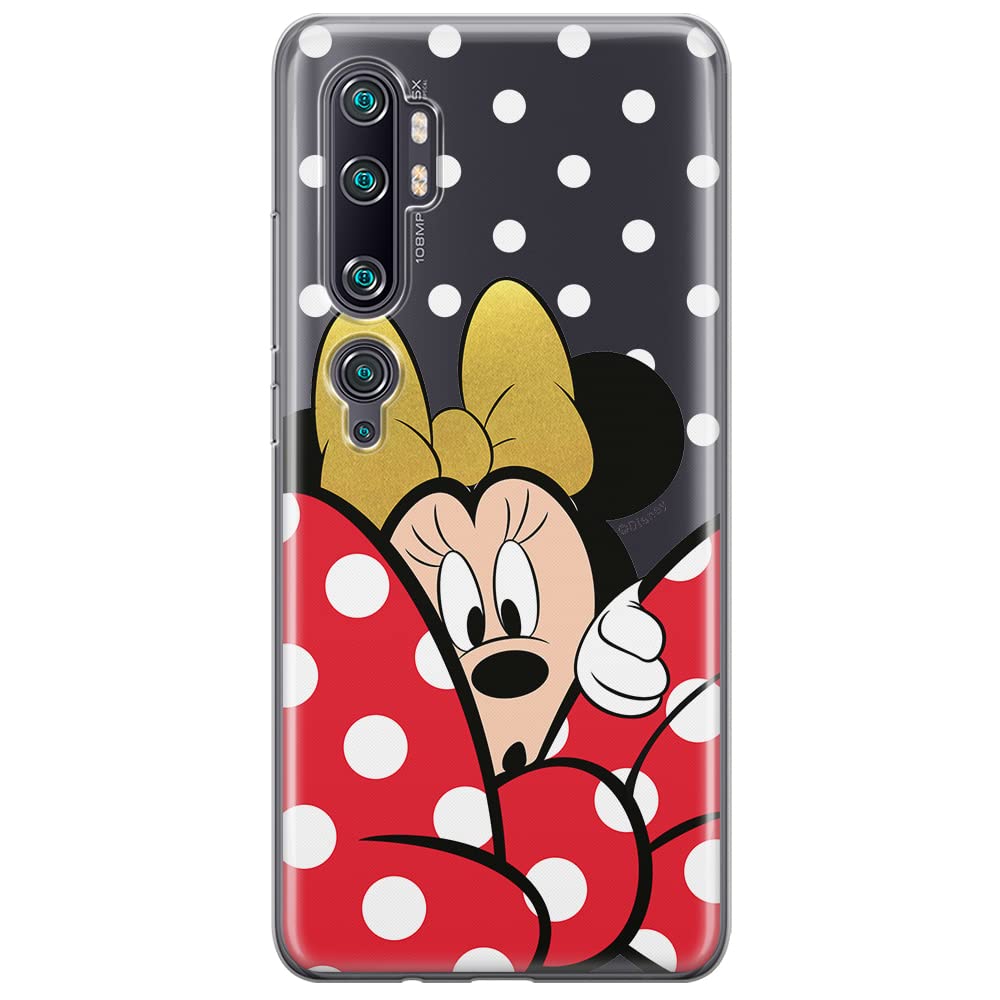 ERT GROUP mobile phone case for Xiaomi MI NOTE 10 / MI NOTE 10 PRO original and officially Licensed Disney pattern Minnie 015 optimally adapted to the shape of the mobile phone, partially transparent
