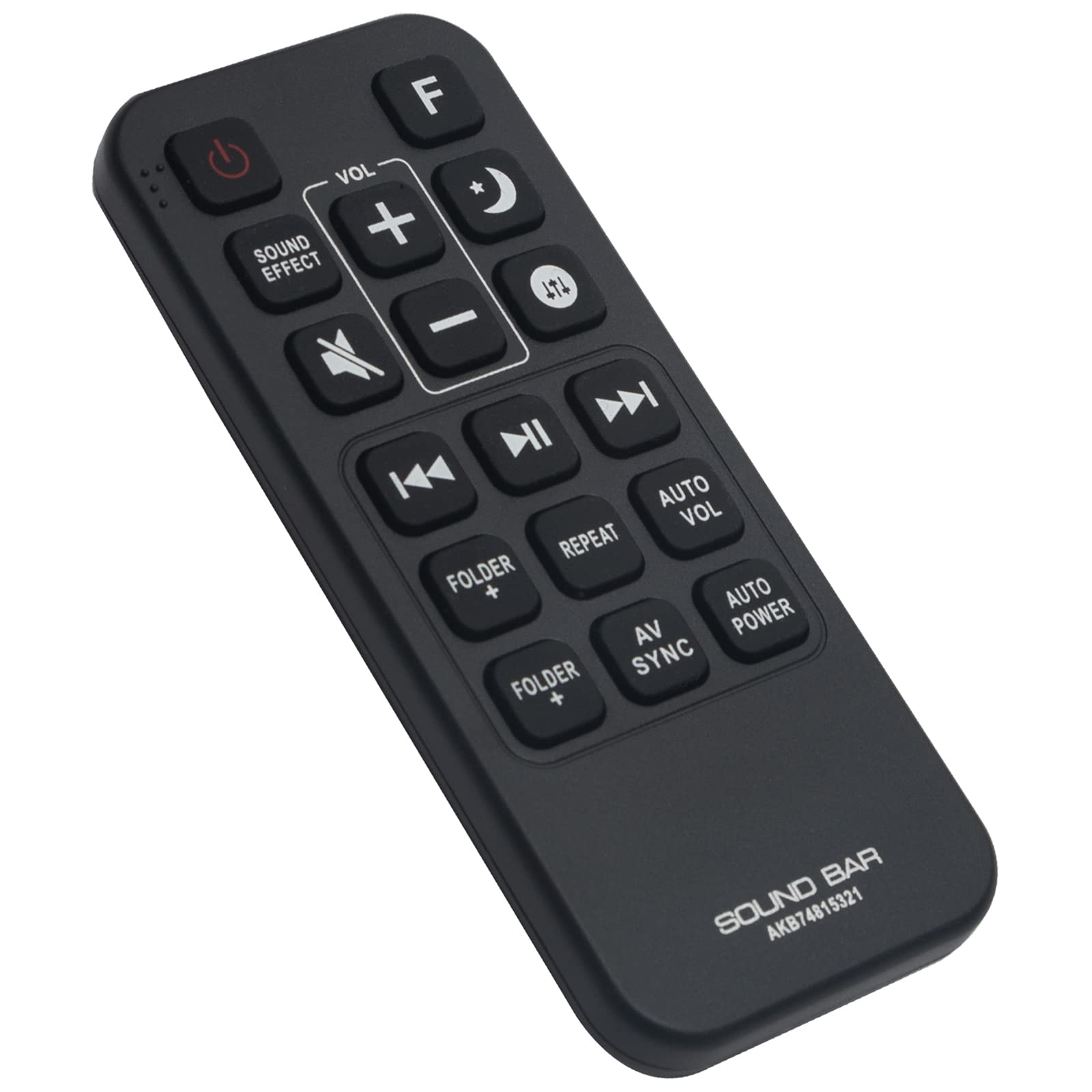 AKB74815321 Replacement Remote Control Fit for LG Soundbar SH5(SH5, SPH5-W) SH5B (SH5B, SPH5B-W) SJ5 (SJ5, SPJ5-W) SJ5B (SJ5B, SPJ5-W) SJ5Y-S (SJ5Y-S, SPJ5B-W)