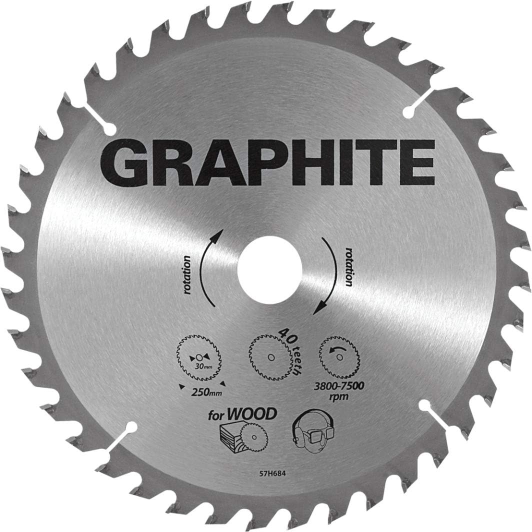 Circular saw blades with HM tips 255x30mm, 40 teeth GRAPHITE 57H686
