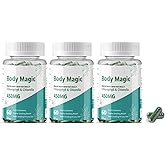 Body Magic Chlorophyll Capsules – Remove Body Odor Naturally – 60 Capsules 450 mg (Pack of 3)