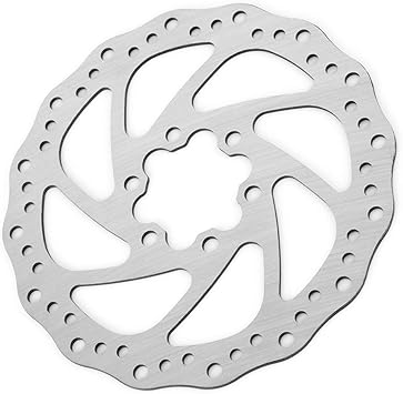 Amazon Co Jp ステンレス鋼ブレーキディスク 自転車ブレーキディスク 高強度 耐腐食 速い熱放散 軽量 耐久 完璧交換 シルバー 03mm 7 99inch 車 バイク