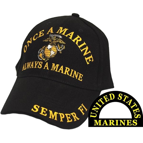 Embroidered USMC EGA Logo Veteran Owned Cotton Cap USMC Veteran Owned ...