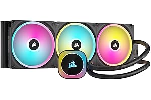 CORSAIR iCUE Link H170i RGB Liquid CPU Cooler - 420mm AIO - QX140 RGB Fans - Fits Intel® LGA 1700, AMD® AM5 - iCUE Link Syste