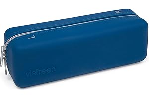 Visfresh Disposable Daily Contact-Lens Case Organizer, Travel-Friendly, Premium Quality, Water-Resistant Silicone Case with Clearly Labeled R & L, Storage up to 30 lenses