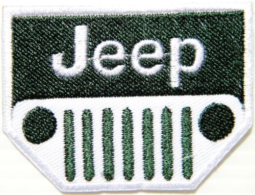 Jeep Wrangler Grand Cherokee Logo Sign Car Racing Patch Iron on Applique Embroidered T shirt Jacket BY SURAPAN