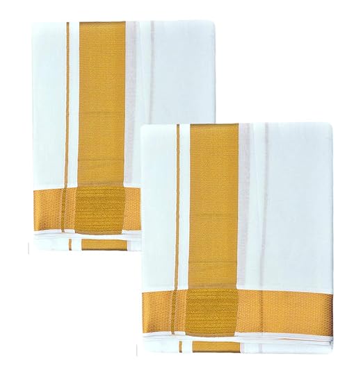 Mens Jari Cotton Dhoti