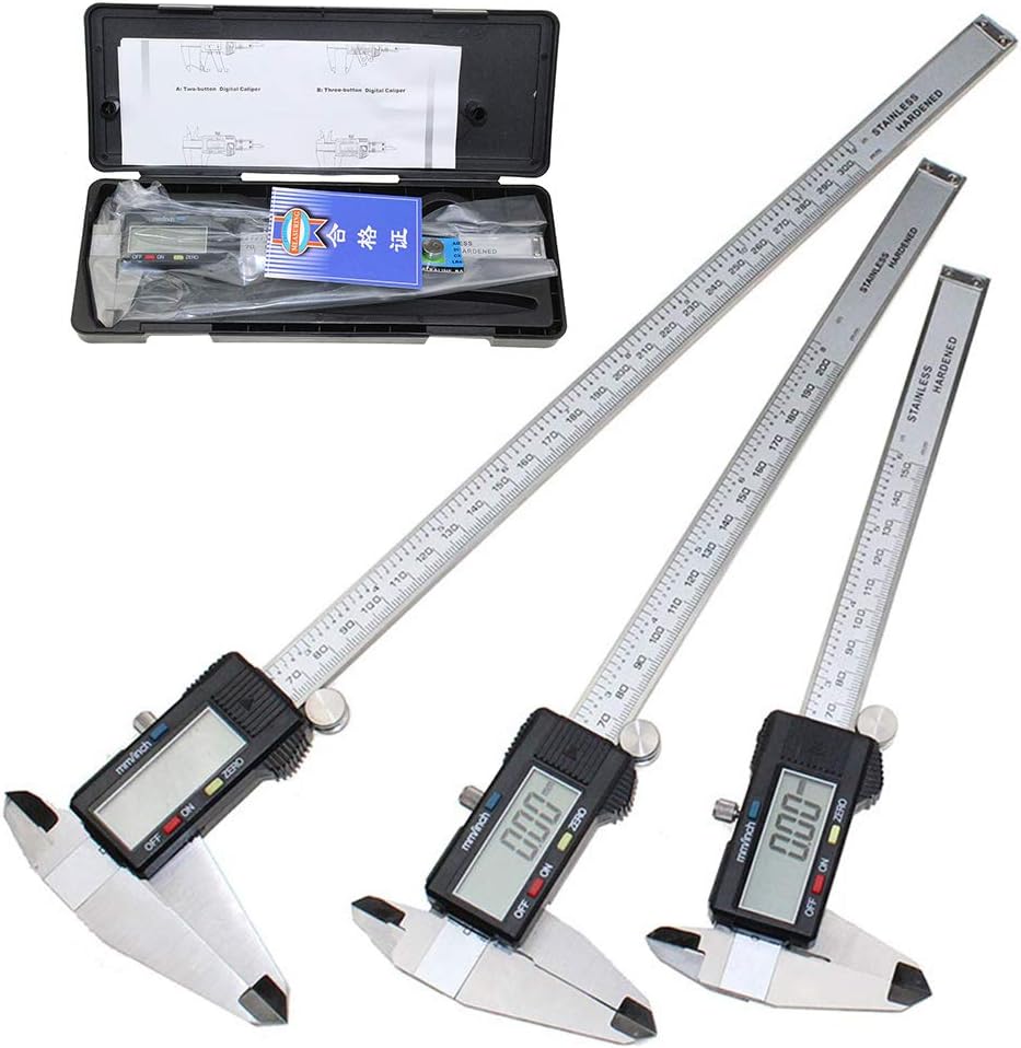 WANGZRY 300mm Vernier Caliper Digital Electronic Digital Caliper LCD Micrometer Measuring Tool 6 Inch