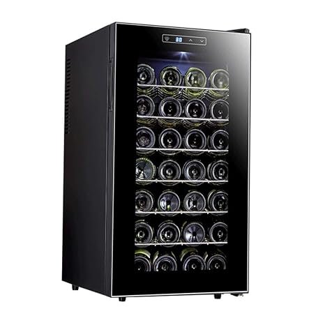 HUATINGRHHO Silencioso Vinoteca de 28 Botellas Nevera para Vinos ...