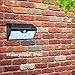 AmaGo Solar Wall Lights - 60 LEDs White Light, 1,300 Lumens, Five-Mode Illumination Via Remote Control, Motion Radar Sensor, Solar Rechargeable, Waterproof, Easy Installation (Black Case)