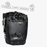 Rhinowalk 25L Waterproof Bike Pannier Bag Rear Rack Saddle Bag view 2