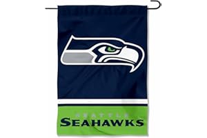 WINCRAFT Seattle Seahawks Double Sided Garden Flag
