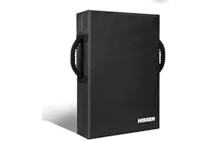 Hikeen Football Blocking Pad Training Equipment Denser Softer Foam Kick Pads for Football, Basketball, Hockey, Lacrosse Tackle Dummy - 24"x16" Kick Shield Pad with Handles (1PCS)